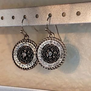 MARLYN SCHIFF Delilah Round Crystal Earring, Out of Stock